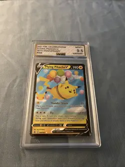 Pokemon TCG Flying Pikachu v Celebrations Holo Ultra Rare Lightning Card 006/025 - Image 1