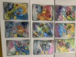 Pokemon 2026 First Partner Illustration Collection Series 1 Promo Set 9 Cards - Image 1
