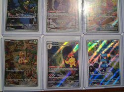 Pokemon Cards Scarlet & Violet Illustration Rare Card Lot (10 Cards Total) - Image 3