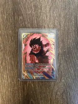 Dragon Ball Card Game Fusion World Son Goku (FS12-06) Gold Foil - Image 1