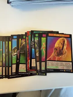 Weird N Wild Creatures Card Lot w/Storage Case 127 Trading Cards & 174 Big Cards - Image 4