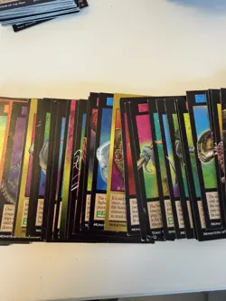 Weird N Wild Creatures Card Lot w/Storage Case 127 Trading Cards & 174 Big Cards - Image 5