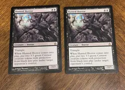 2x Hunted Horror, Ravnica Rare, MTG - Image 1