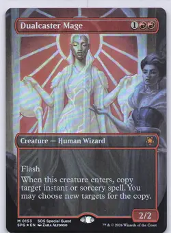 Dualcaster Mage (Borderless) 153 M Foil SPG NM - Image 1