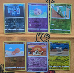 Asako Ito Pokemon Cards Set of 6 Zubat Munna Metapod Trapnich ETC 🌷✧˚.🎀 - Image 1