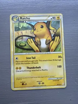 Raichu - (Cracked Ice Holo) 010/123 Deck Exclusives Holo Pokemon TCG - Image 1