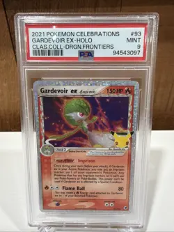 2021 Pokemon Celebrations Classic Collection Gardevoir EX #93/101 PSA 9 - Image 1