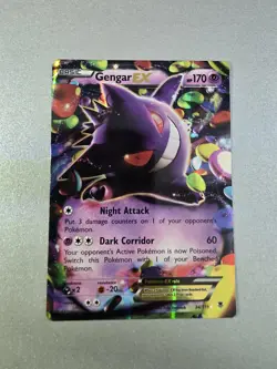 Gengar EX 34/119 Holo Rare EX Phantom Forces Pokemon LP - Image 1