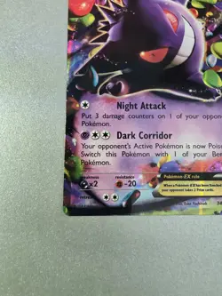 Gengar EX 34/119 Holo Rare EX Phantom Forces Pokemon LP - Image 5