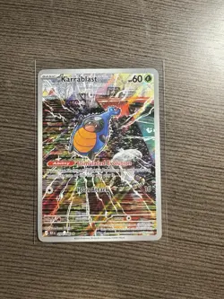 Pokemon TCG Karrablast 094/086 Black Bolt Illustration RareNM - Image 1