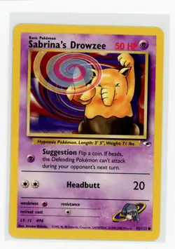 Pokemon Gym Heroes #092/132 Sabrina's Drowzee - Image 1