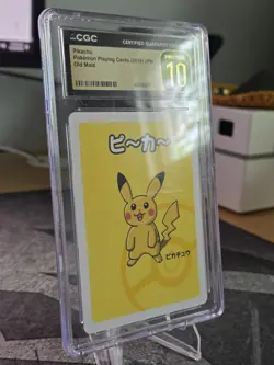 ✨✨ CGC PRISTINE 10 PIKACHU OLD MAID PLAYING CARDS 2019 JAPANESE POKEMON CARD - Image 2