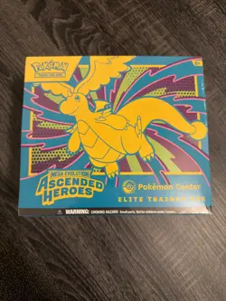 Pokemon Ascended Heroes Pokemon Center ETB Elite Trainer Box Sealed (Listing B) - Image 1