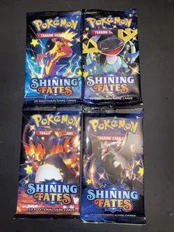 Pokemon SHINING FATES BOOSTER PACK Factory Sealed TCG - Random Art Pack - Image 1