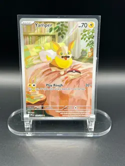 2025 POKEMON PHANTASMAL FLAMES YAMPER 099/094 IR NM - Image 1