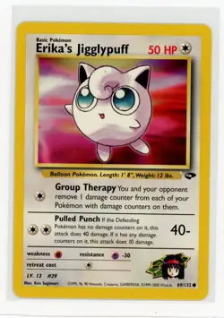 Pokemon Gym Challenge #069/132 Erika's Jigglypuff - Image 1