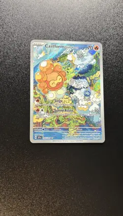 UR-03 Holo Castform Sunny Form 195/191 Illustration Rare Surging Sparks NM - Image 1