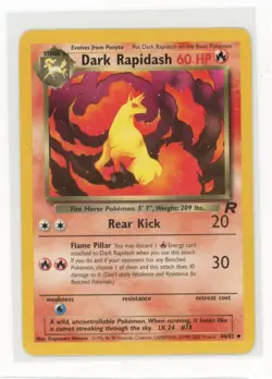 Pokemon Team Rocket #44/82 Dark Rapidash - Image 1