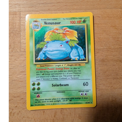 Pokemon TCG Venusaur Base Set 2 Holo Rare 15/102 Stage 2 100 HP English 1999 - Image 1