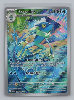 Frogadier 089/086 ME04: Chaos Rising NM Pokemon TCG Shiny Rare Illustration Rare - Image 1