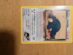 Pokemon TCG Rocket's Snorlax Gym Heroes Rare 033/132 90 HP - Image 4