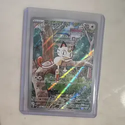 Pokemon TCG Meowth 106/094 Me02 Phantasmal Flames Illustration Rare Holo EN - Image 1