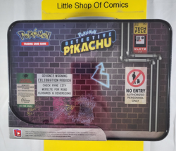 Pokemon Detective Pikachu Collector Treasure Chest Lunch Box Tin Sealed TCG - Image 2
