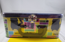Pokemon Detective Pikachu Collector Treasure Chest Lunch Box Tin Sealed TCG - Image 4
