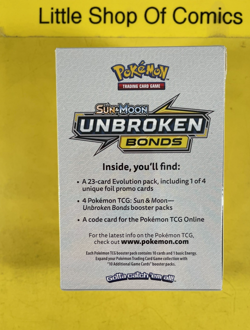Pokemon Sun & Moon Unbroken Bonds Build & Battle PreRelease Kit Sealed TCG - Image 3