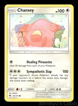 CHANSEY 152/214 COMMON LOST THUNDER POKEMON NM/M - Image 1
