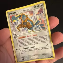 Pokemon DEOXYS 2/17 HOLO RARE SWIRL | HP Heavy Play | POP Series 4 | 2006 - Image 4