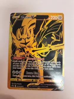 Pokemon TCG Zacian V SWSH076 Sword & Shield Black Star Promo NM/M Near Mint - Image 1