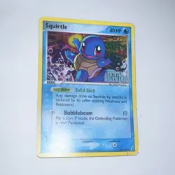 Nintendo Squirtle 64/100 EX Crystal Guardians Reverse Holo Stamp 40 HP Eng 2006 - Image 1