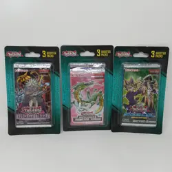 New Lot Of 3 Yu-Gi-Oh Various Packs Blister Packs - Image 1