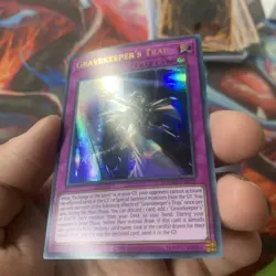 YUGIOH GRAVEKEEPER'S TRAP ULTRA PHARAOH'S RARE 1ST EDITION NM MAMA-EN029 - Image 3
