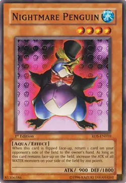 Nightmare Penguin RDS-EN010 Rise of Destiny Yu-Gi-Oh 1st Edition LP - Image 1
