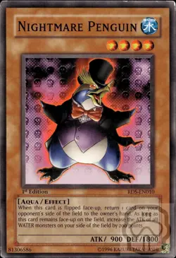 Nightmare Penguin RDS-EN010 Rise of Destiny Yu-Gi-Oh 1st Edition LP - Image 2