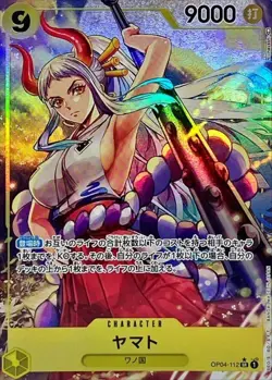 Onepiece Card Yamato SR OP04-112 op04 Kingdoms Of Intrigue Japanese [ALT ART PAR - Image 1