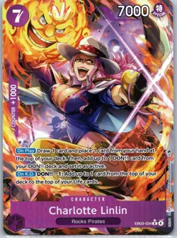 Charlotte Linlin (Alternate Art) R : One Piece Heroines Edition EB03-034 NM - Image 1