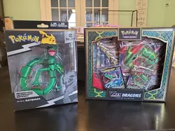 Pokemon TCG VMAX Dragons Premium Collection 2022 W/ Pokemon Select Rayquaza 2021 - Image 1