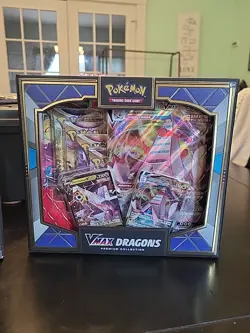 Pokemon TCG VMAX Dragons Premium Collection 2022 W/ Pokemon Select Rayquaza 2021 - Image 4