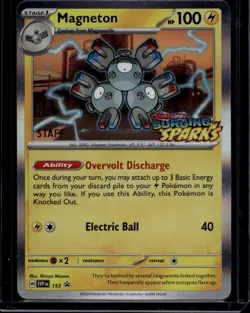 Pokemon TCG Magneton 153 Scarlet & Violet Staff Promo NM - Image 1
