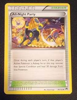 All-Night Party Reverse Holo & Regular 96/122 Breakpoint LP/NM - Pokemon TCG - Image 4