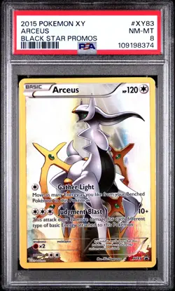 2015 POKEMON XY BLACK STAR PROMO ARCEUS #XY83 PSA 8 NM #109198374 - Image 1