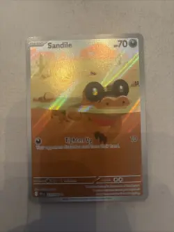 Pokemon TCG Sandile Illustration Rare Black Bolt 135/086 - Image 1