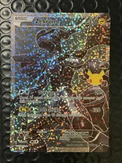 Zekrom - 114/114 - Full Art Holo - Pokemon Celebrations Classic Collection - Image 3