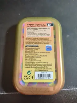 Scarlet & Violet 151 Pokemon Mini Storage Tin: Alakazam and Hitmonlee (empty) - Image 2