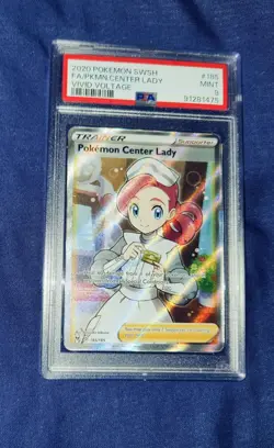 Pokemon Center Lady - Vivid Voltage - PSA 9 - Image 1
