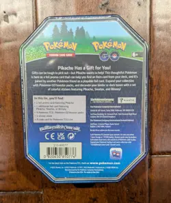 2 Tin Set Pikachu, Blissey Pokemon GO Sealed, Sword And Shield, 4 Booster Packs - Image 3