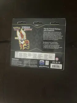 Pokemon Crown Zenith CINDERACE Pin Collection 3 Pack Blister FACTORY SEALED - Image 2
